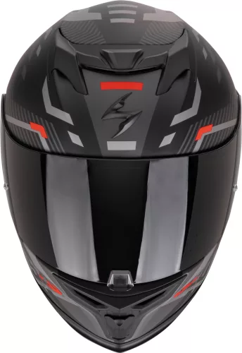 Casca Scorpion EXO-520 EVO AIR Ranka Negru Mat Gri Rosu