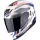Casca Scorpion EXO-520 EVO AIR LENA Alb Albastru Rosu