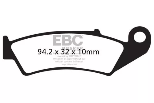 Plăcuțe frână organice EBC FA143