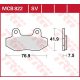 Placute frana TRW Organic MCB822