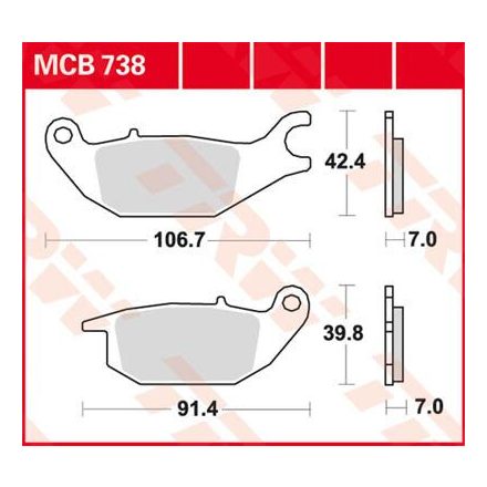 Placute-Frana-Standard-Trw-Mcb738