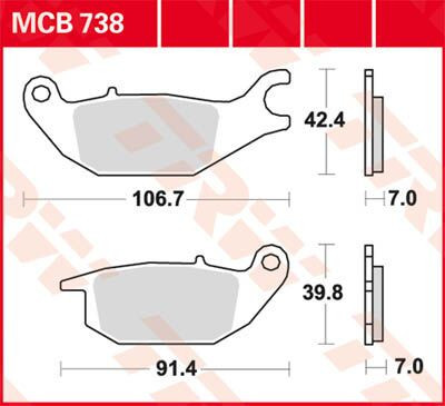 Placute-Frana-Standard-Trw-Mcb738