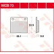 Plăcuțe frână organice TRW MCB73