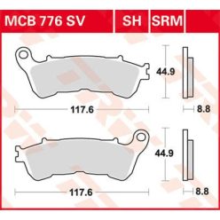 Placute-Frana-Standard-Trw-Mcb776-Fata