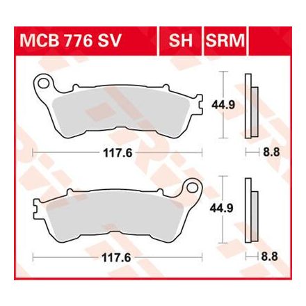 Placute-Frana-Standard-Trw-Mcb776-Fata