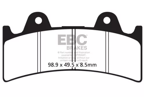 Plăcuțe frână organice EBC FA243