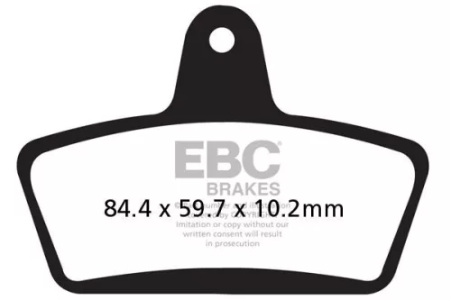 Plăcuțe frână organice EBC FA623