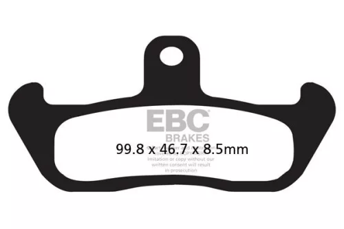 Plăcuțe frână organice EBC FA134