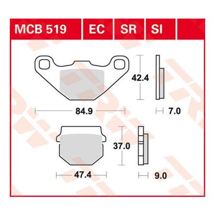 Placute-Frana-Scuter-Trw-Mcb519Ec-Fata