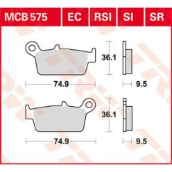 Placute-Frana-Standard-Offroad-Trw-Mcb575Ec-Spate