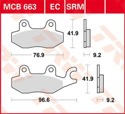 Placute-Frana-Scuter-Trw-Mcb663Ec