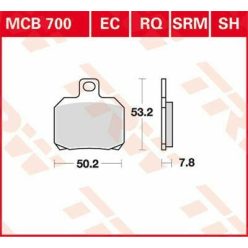 Placute-Frana-Scuter-Trw-Mcb700Ec-Fata