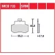 Plăcuțe frână organice TRW MCB733
