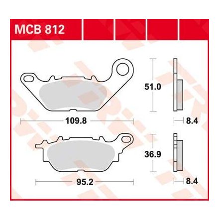 Placute-Frana-Standard-Trw-Mcb812