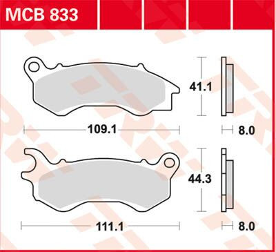 Placute-Frana-Standard-Trw-Mcb833-Fata