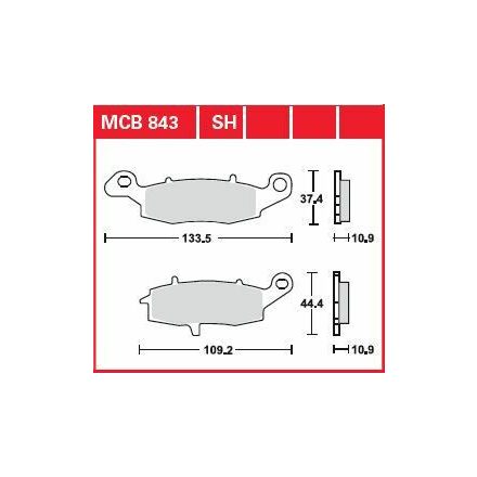 Placute-Frana-Standard-Trw-Mcb843-Spate