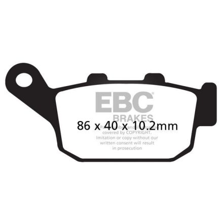 Placute-Frana-Spate-Scooter-Series-Organic-Ebc-Sfa140