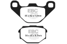 Plăcuțe frână organice EBC SFA173