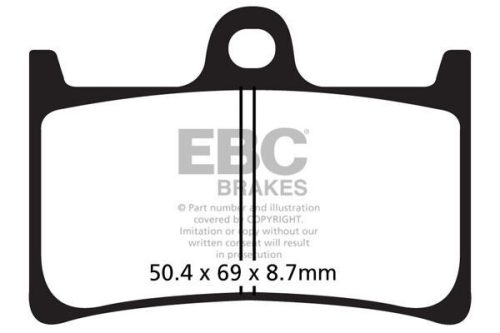 Placute Frana Fata Scooter Organic Ebc Sfa252