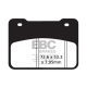 Placute frana EBC Organic Scuter SFA627
