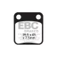 Plăcuțe frână organice EBC SFAC054