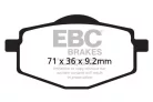 Plăcuțe frână carbon EBC SFAC101