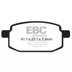 Plăcuțe frână carbon EBC SFAC169