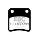 Plăcuțe frână carbon EBC SFAC257