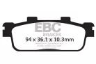 Plăcuțe frână organice EBC SFAC427