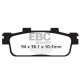 Placute frana EBC Carbon Scuter SFAC427