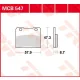 Plăcuțe frână organice TRW MCB547