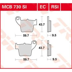 Placute-Frana-Standard-Offroad-Trw-Mcb730Ec-Spate