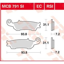 Placute-Frana-Standard-Offroad-Trw-Mcb791Ec