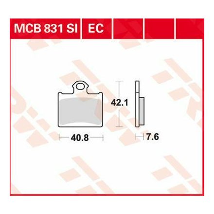 Placute-Frana-Standard-Offroad-Trw-Mcb831Ec-Spate