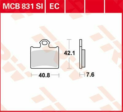 Placute-Frana-Standard-Offroad-Trw-Mcb831Ec-Spate