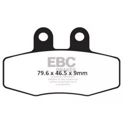 Plăcuțe frână organice EBC FA132