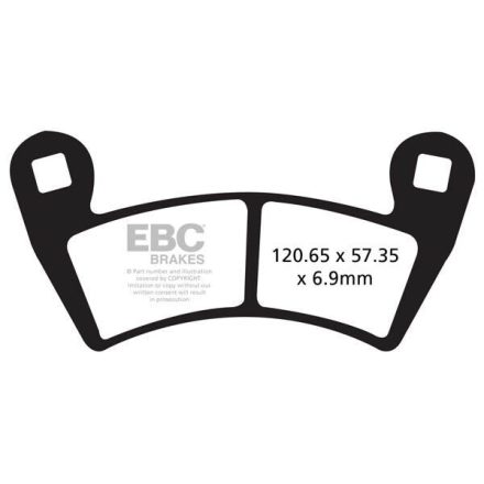 Ebc Placute Frana Carbon Tt Dirt Fa452Tt