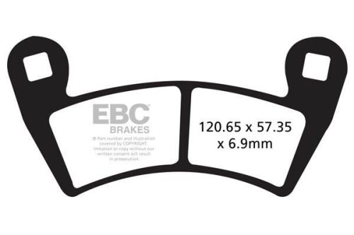 Ebc Placute Frana Carbon Tt Dirt Fa452Tt