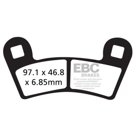 Ebc Placute Frana Carbon Tt Dirt Fa456Tt