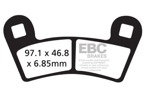 Ebc Placute Frana Carbon Tt Dirt Fa456Tt