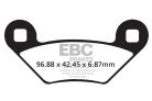 Ebc Placute Frana Carbon Tt Dirt Fa475Tt