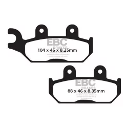 Plăcuțe frână carbon EBC FA645TT