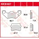 Plăcuțe frână organice TRW MCB807