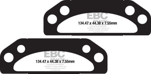 Ebc Placute Frana Carbon Tt Dirt Fa659Tt