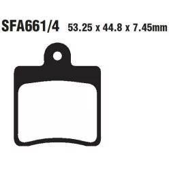 Plăcuțe frână organice EBC SFA661/4