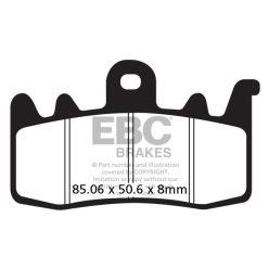 Placute frana EBC Organic FA630