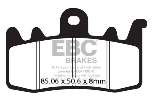 Placute frana EBC Organic FA630