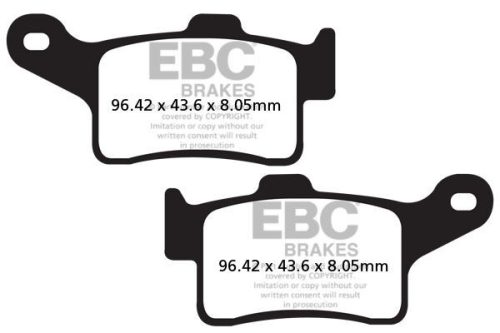 Placute frana EBC Organic FA631