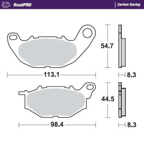 Moto-Master Placute Frana Carbon Racing 412506