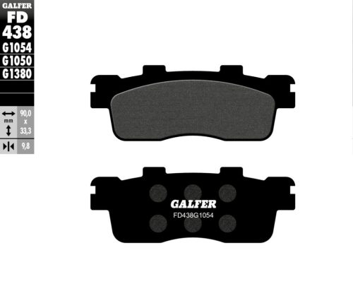 Placute frana GALFER Semi Metalic FD438G1054